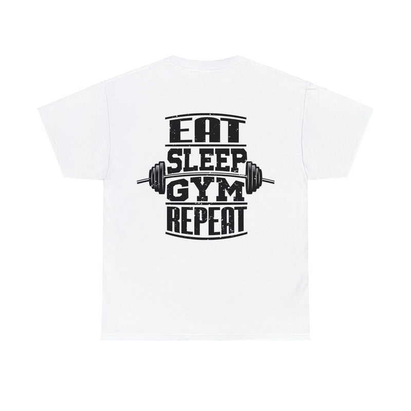 Gym T-Shirt Eat Sleep Gym Repeat