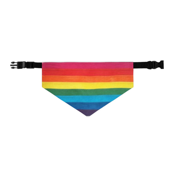 Gay Pride Rainbow Bandana Collar