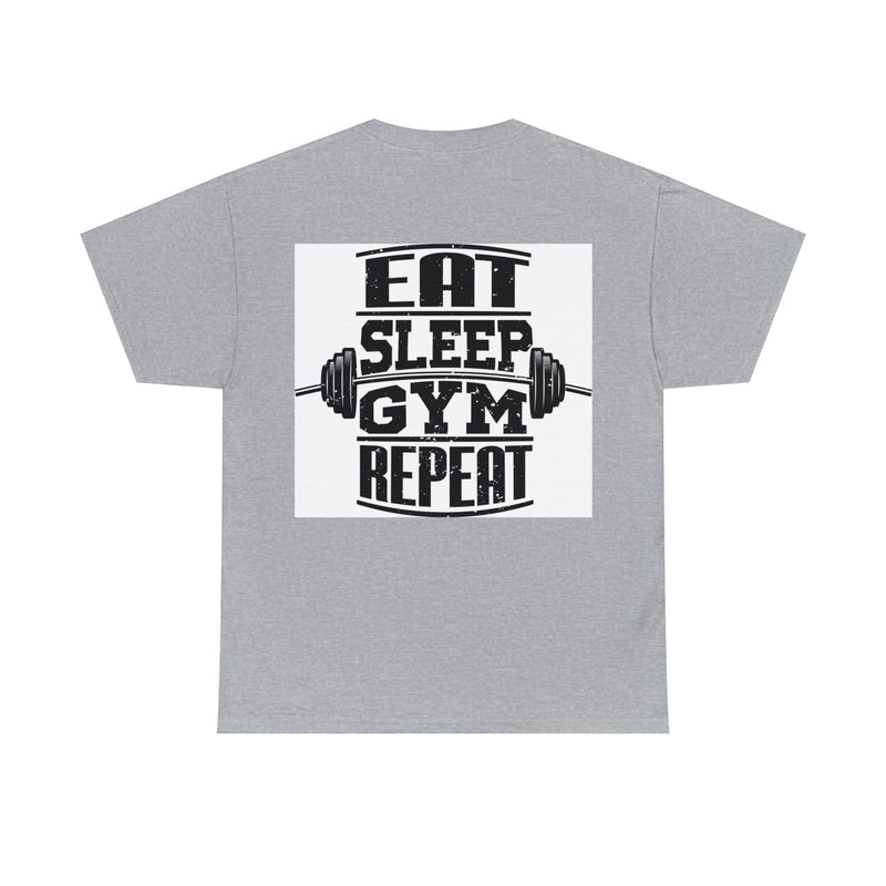 Gym T-Shirt Eat Sleep Gym Repeat